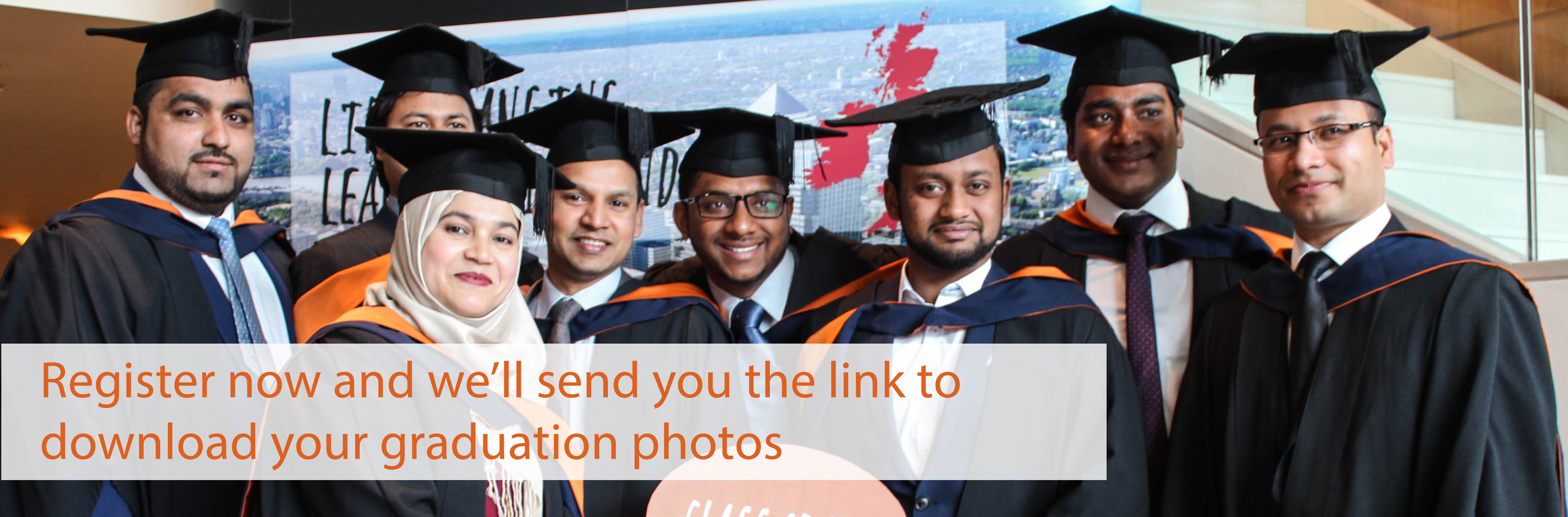 Register now to get your graduation photos