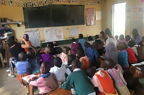 Classroom in Uganda