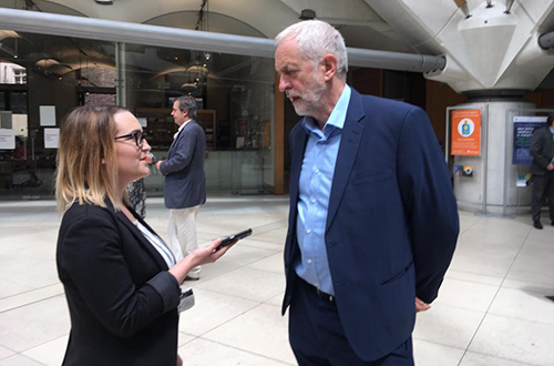 Sophie Disham interviews Jeremy Corbyn